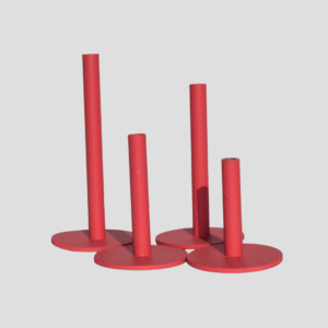 Bloemvaasjes Roze (Set van 4)