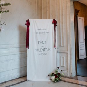 Gepersonaliseerd Welkomstdoek met Frame